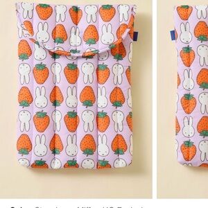 Baggu miffy strawberry 16 inch laptop sleeve